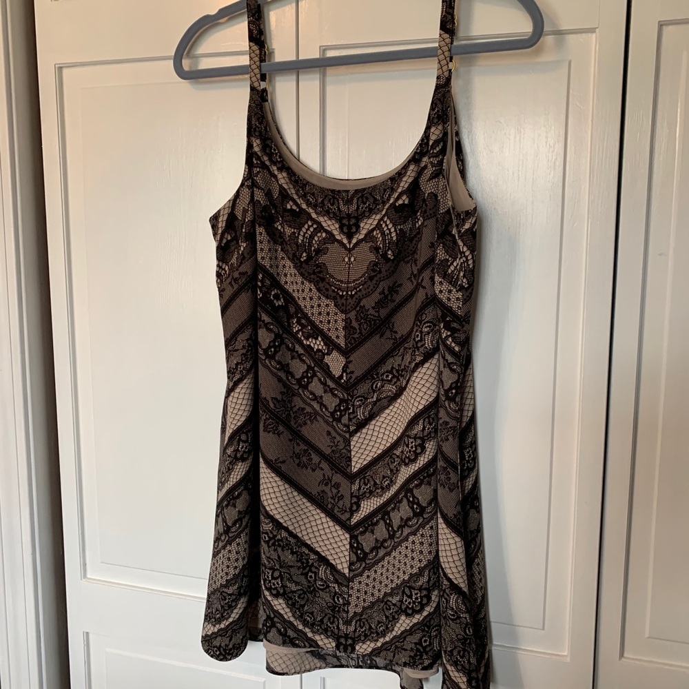 Cabi lace print tunic